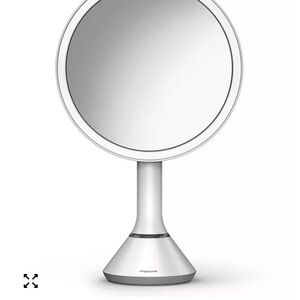 Simplehuman Illuminated Vanity Mirror in Silver and White
